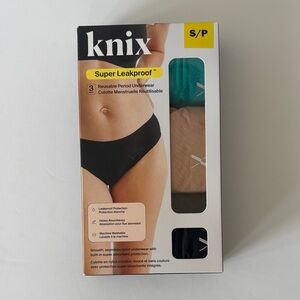 Knix Leakproof Period Underwear 3-Pack NWT Seamless Heavy Flow